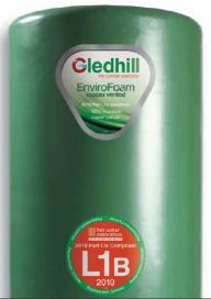 GLEDHILL ENVIROFOAM Stainless Steel Hot Water cylinders