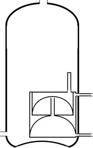 GLEDHILL Primatic hot water cylinders - self priming indirect single feed cylinder