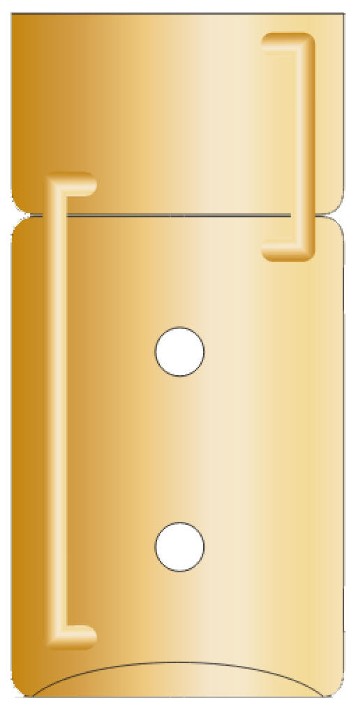 Diagram of an Economy 7 Direct combination hot water cylinder