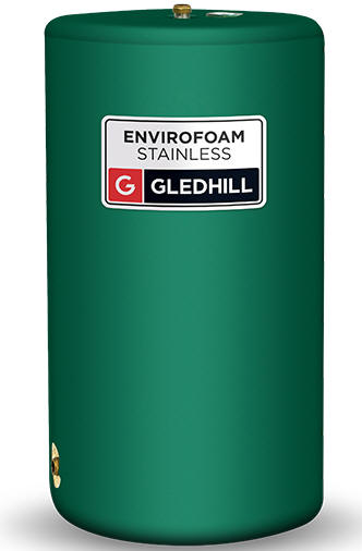 Gledhill ENVIROFOAM Stainless hot water cylinder