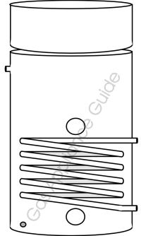 Economy 7 INDIRECT Combination hot water cylinder with two immersion heaters and boiler coil