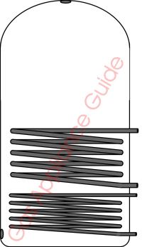 Twin coil solar hot water cylinder (Indirect)