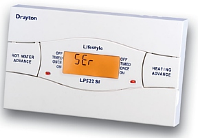 Drayton Lifestyle heating programmer for landlords with service interval timer